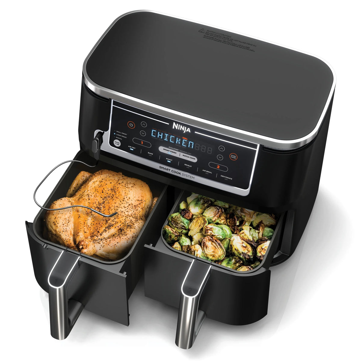 Ninja Foodi 6-in-1 Smart 10-qt. 2-Basket Air Fryer