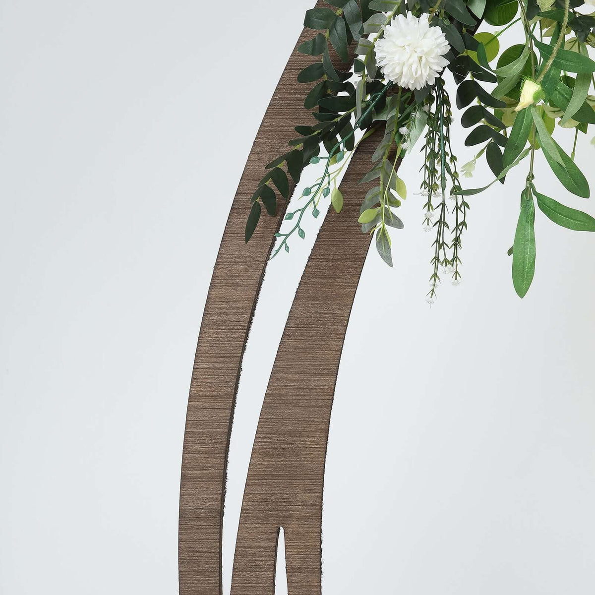 Efavormart 7FT Rustic Square Wedding Arch Wooden Backdrop Stand, Wedding Ceremony Arch - Brown