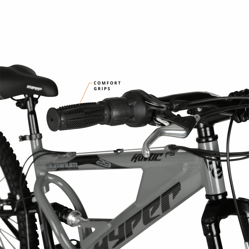 Hyper Bicycles 29" Men's Havoc Mountain Bike, Gray