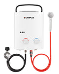 CAMPLUX Portable 1.32 GPM 34,000 BTU Propane Tankless Water Heater for Outdoor