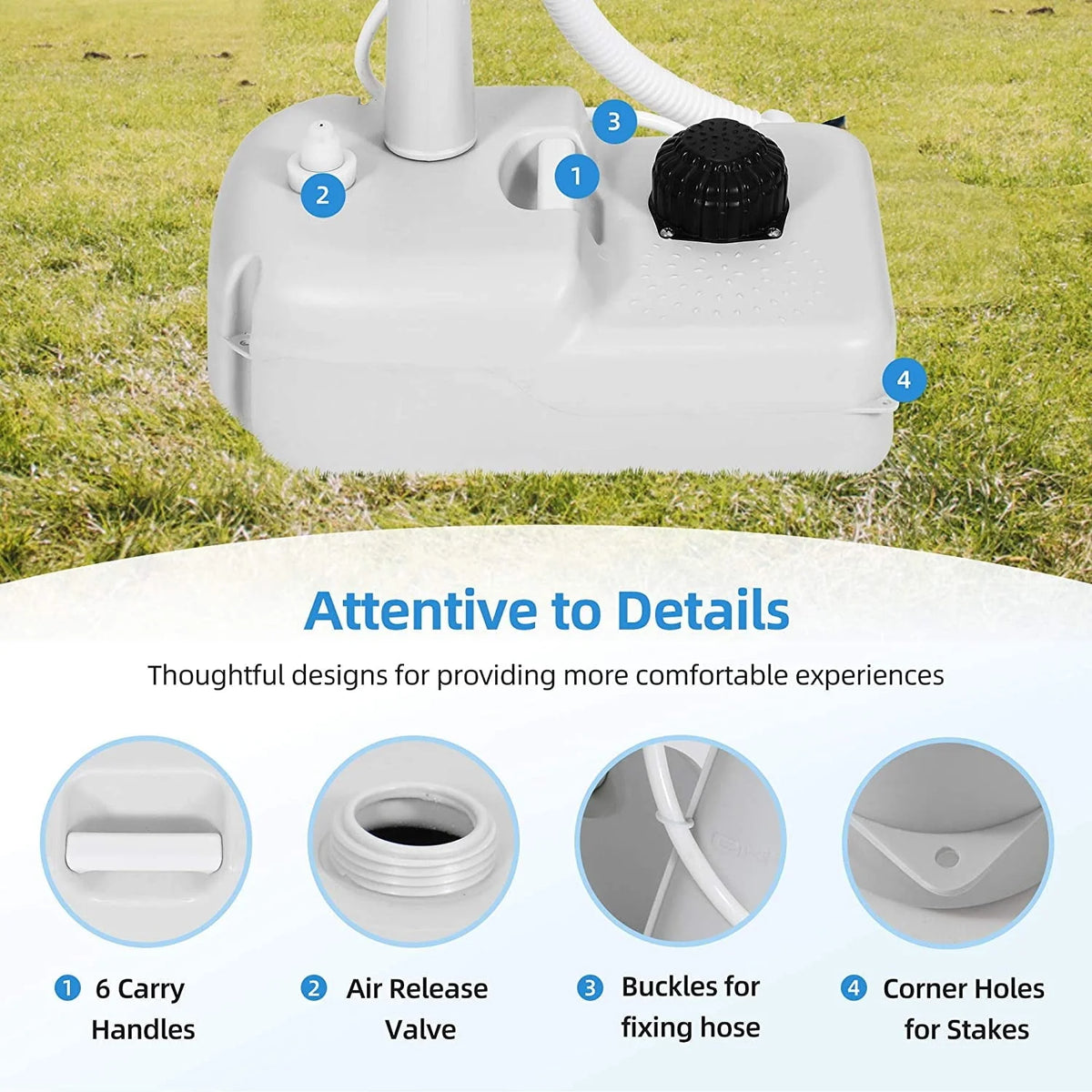 Portable Sink Camping Hand Washing Station with 17 L Wash Basin Stand for Outdoor Camping
