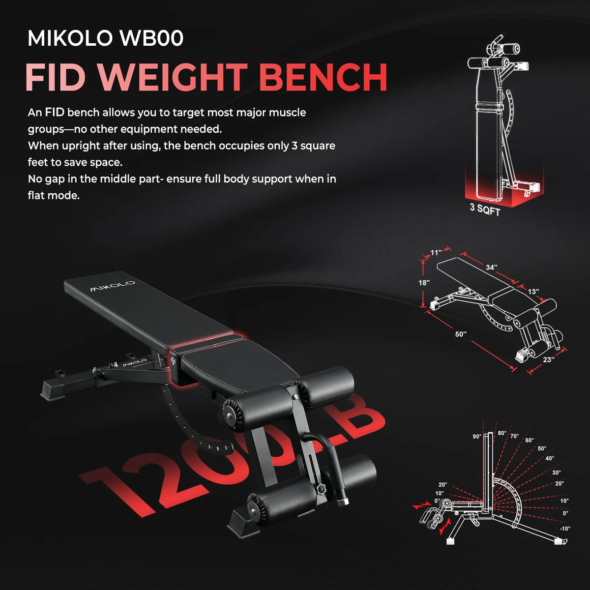 Mikolo 7ft Olympic Barbell, Barbell for Weightlifting and Powerlifting 45lb, Olympic Bar for 1500lbs Capacity, Weight Bar Fit 2 Standard Weights