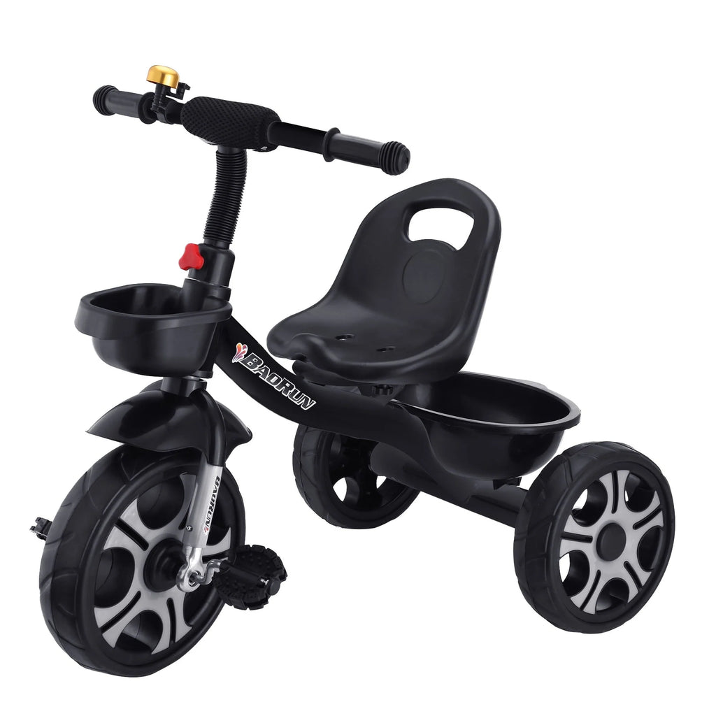 Kids Tricycles for 3-5 Years Old Boys and Girls with Storage Basket and Bell, Kids Balance Bike Riding Toys