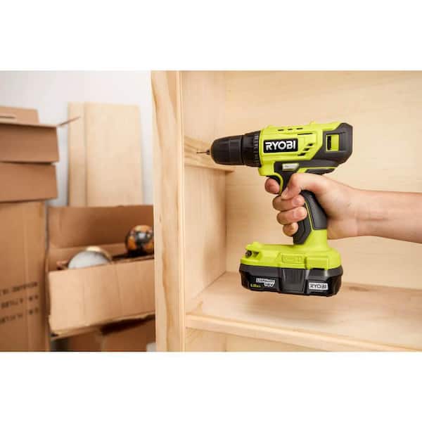 ONE+ 18V Cordless 3/8 in. Drill/Driver Kit with 1.5 Ah Battery, Charger, and Drill and Impact Drive Kit (40-Piece)