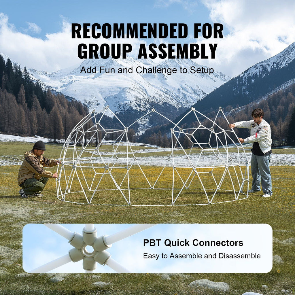 9.5FT Outdoor Bubble Tent Transparent Dome Camping Shelter with Zip Door & Windows Waterproof Pop-Up Tent for Stargazing, Backyard, Patio & Glamping Portable Instant Setup