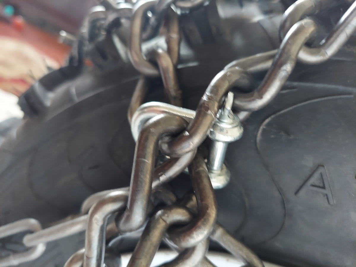 Grizzlar GTN-728 ATV Diamond Studded&nbsp;Tire Chains 26x9-12 26x10-12 26x10.5-14 26x12-10 27x10-12 27x9-10 27x9-12 28x10-12