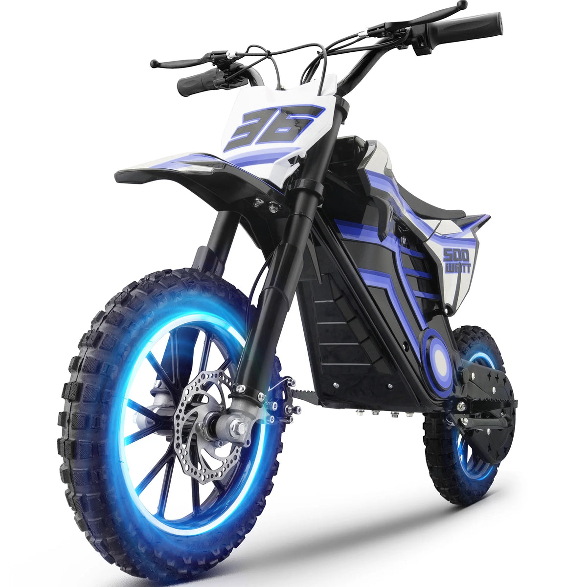 Electric Dirt Bike for Teens Adults, 500W Electric-Motorcycle Mountain Off-Road EBike