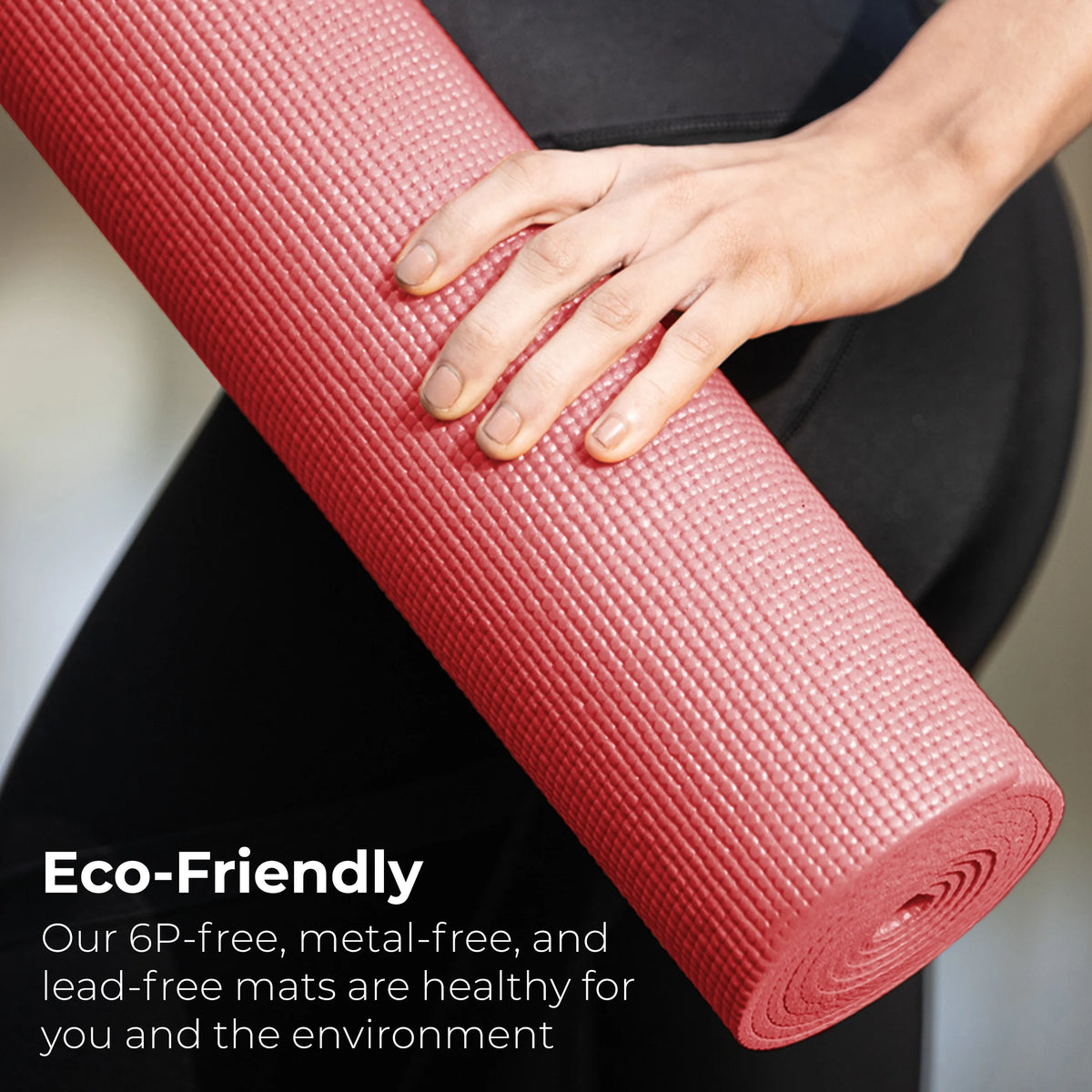 Hello Fit Bulk Yoga Mats, 10-Pack – 68" x 24", 4mm Thick, Non-Slip & Non-Toxic – Ideal for Schools, Studios & Gyms, Assorted