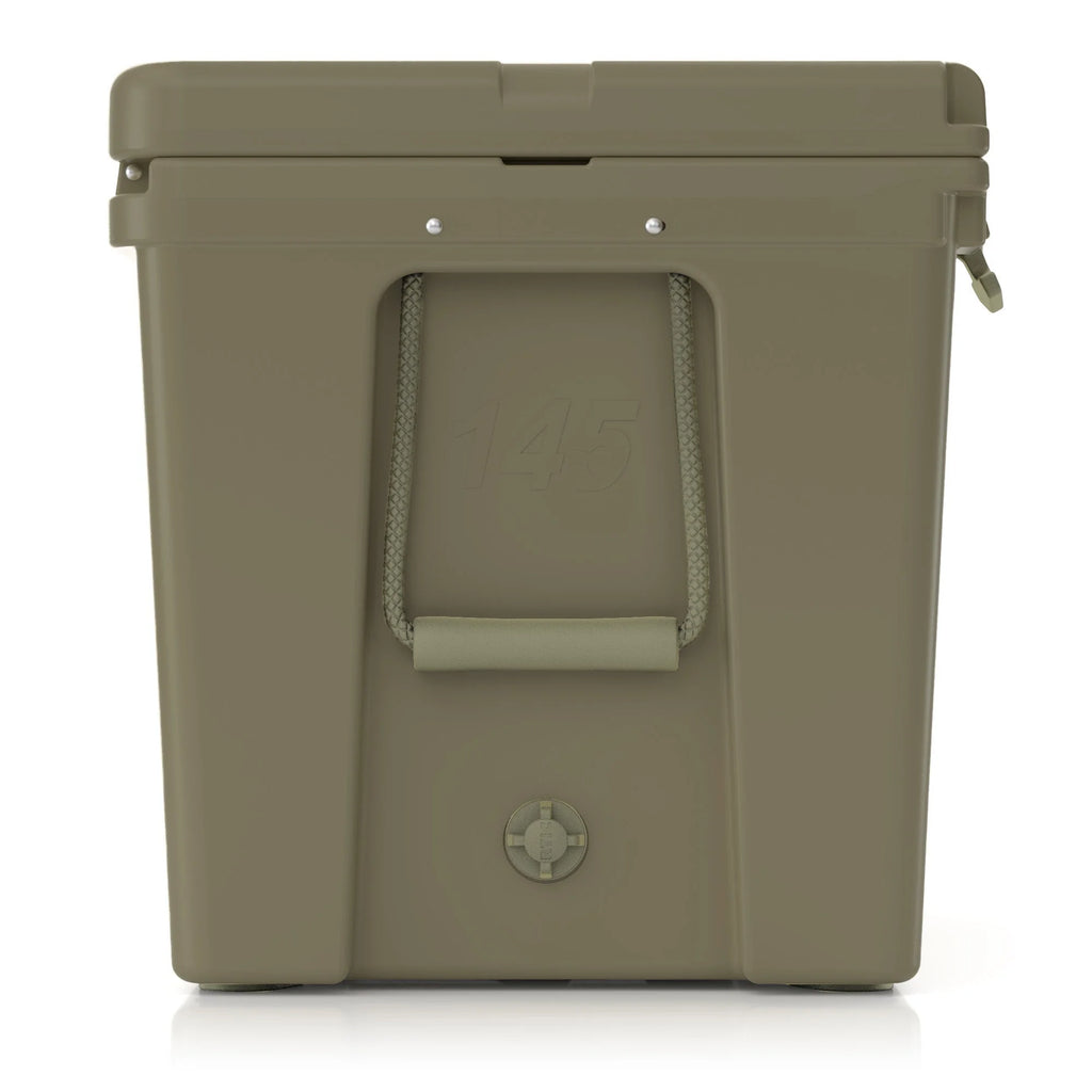 RTIC 145 QT Ultra-Tough Rotomolded Hard-Sided Ice Chest Cooler, White, Fits 195 Cans