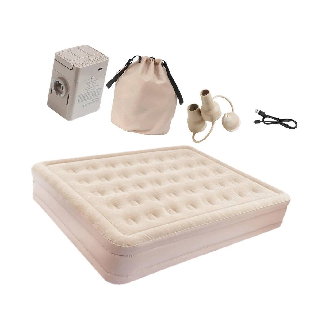 Pitycbo Air Mattress Airbed Camping Mat Lightweight with Air Pump with Carry Bag Camping