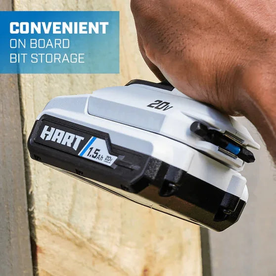 HART 20-Volt Cordless 4 Tool Combo Kit