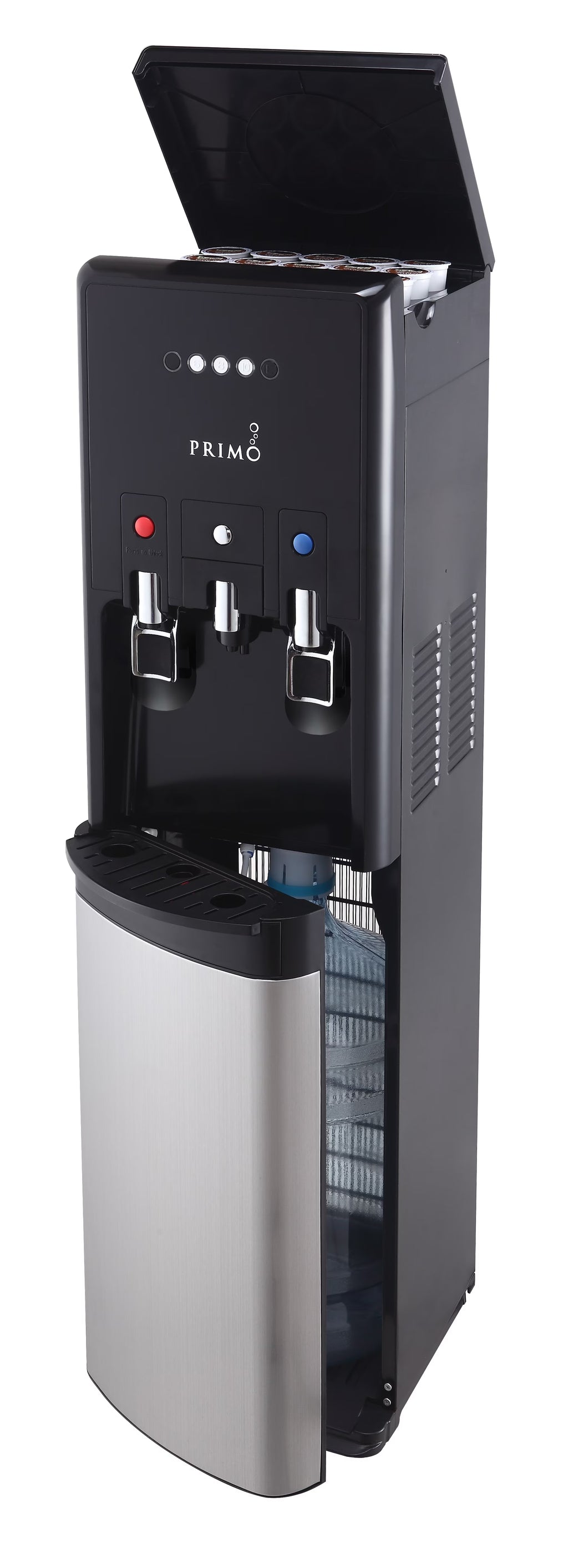 Primo Water® Bottom Loading Pro 2 Temp Water Dispenser with Single-Serve Coffee Maker, Black