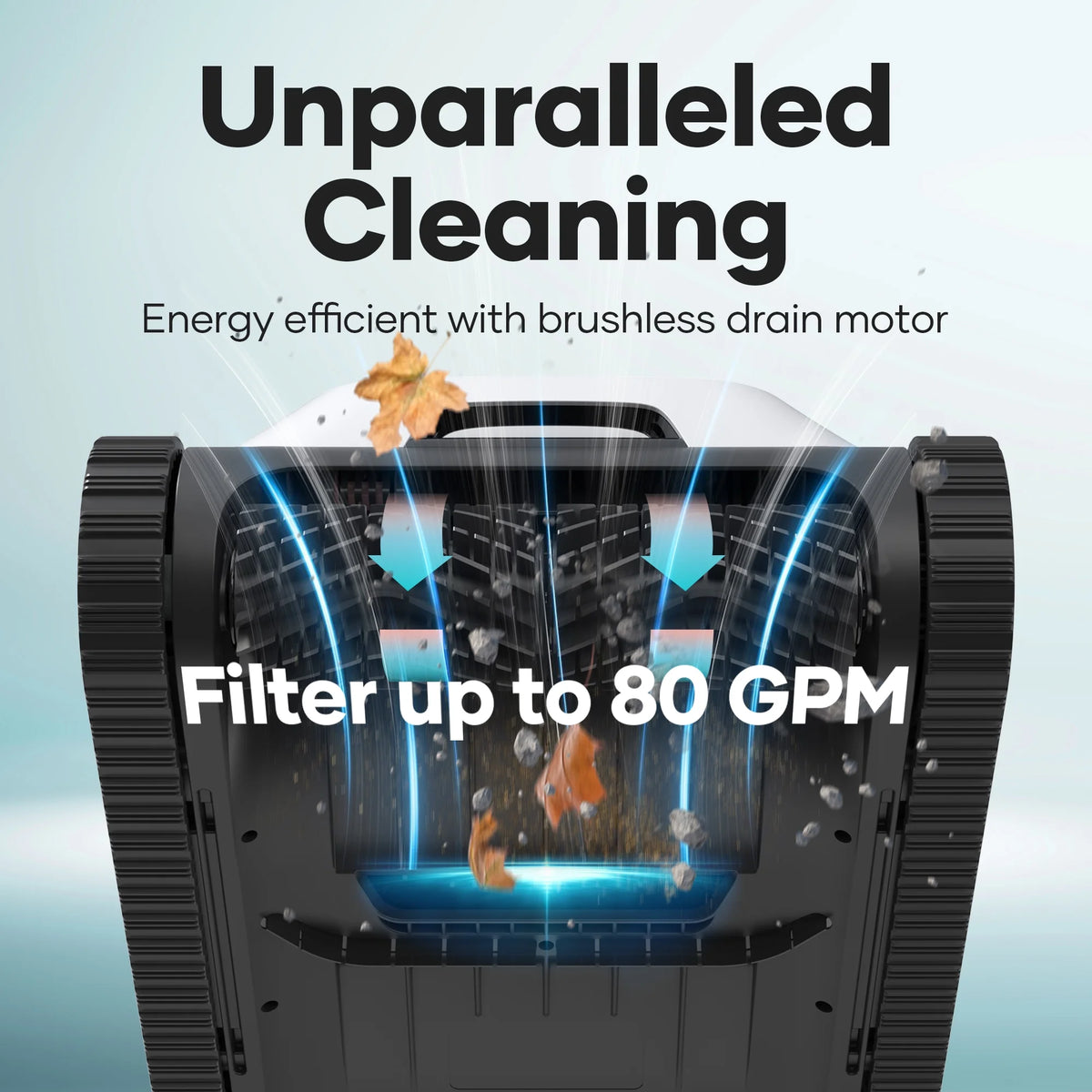 AIPER Scuba N1 Robotic Pool Vacuum Cleaner, Cordless, 2 Extra Brushes, For Inground Pools