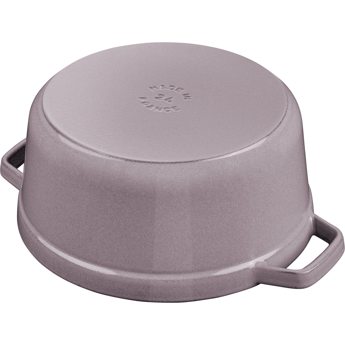 Staub Cast Iron 4-qt Round Cocotte - Matte Black