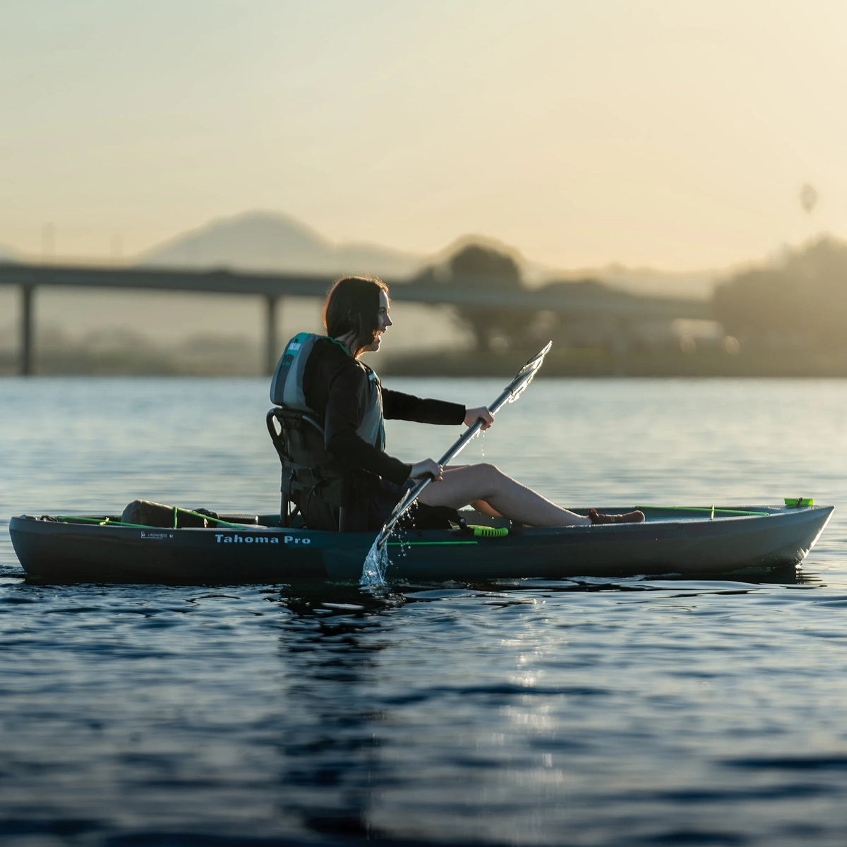 Lifetime Tahoma Pro 123 inch Sit-on-Top Kayak, Aurora Fusion (91191)