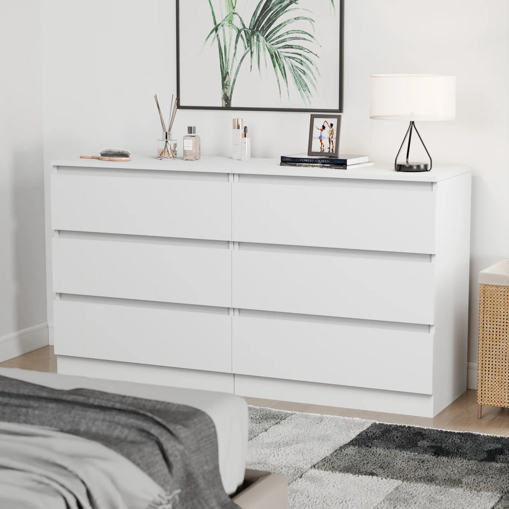 Hommpa White Dresser for Bedroom, 3 Drawers dresser for closet, Small Chests of Drawers for Adult, 30" Tall Nightstand Wood Storage Cabinet for Living Room, Hallway, Entryway