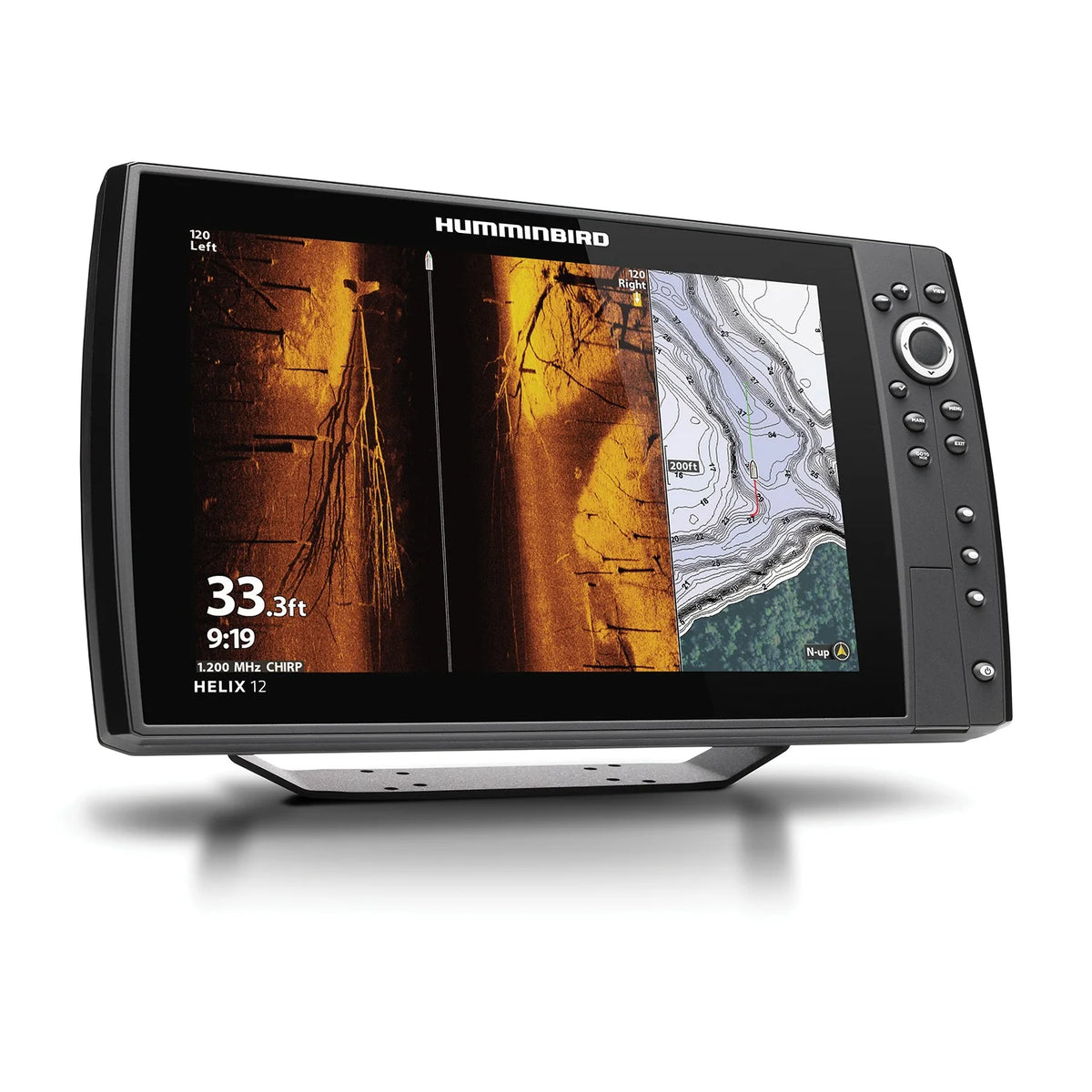Humminbird Helix 12 CHIRP MEGA SI+ Fishfinder/Chartplotter/GPS G4N