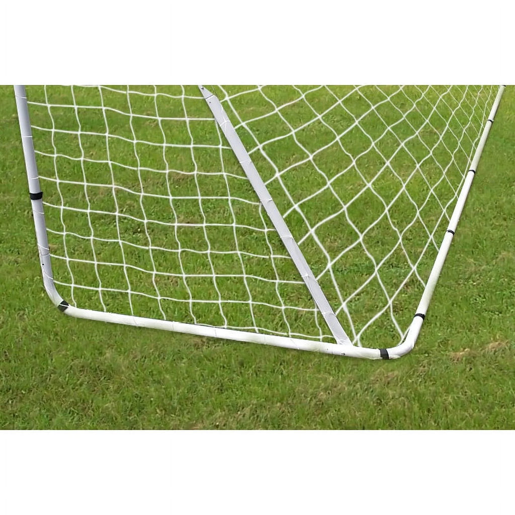 ZenStyle Football Post Soccer Goal Target Net 12 Ft. x 6 Ft. Football Shooting Training Aid Ultimate Backyard Outdoor Kids Official Soccer Goal, Steel Frame