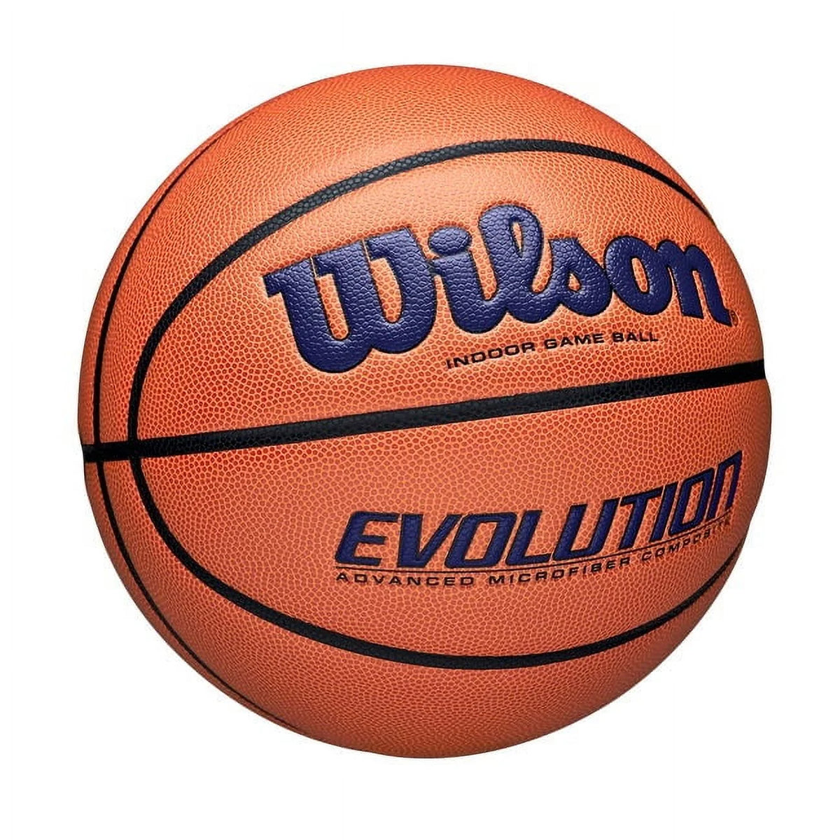 Wilson Evolution Baloncesto de Juego Interior - Negro, Talla 7 - 29,5"