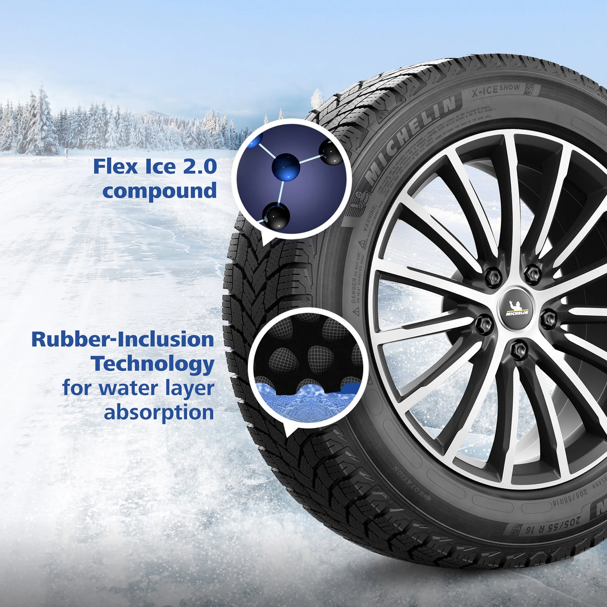 Michelin X-Ice Snow Winter 235/55R17 103H XL Passenger Tire