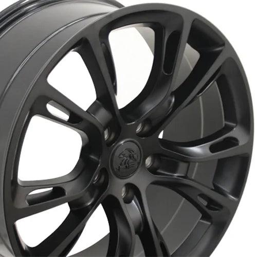 20 inch Rim fits 1999-2018 Jeep Grand Cherokee Style 20x8.5 Satin Black Direct Fit