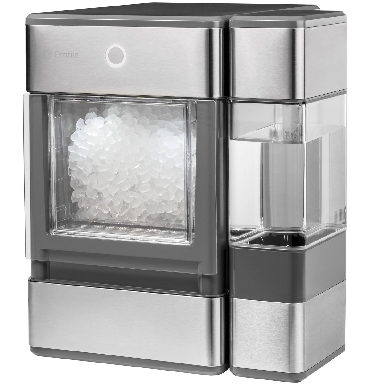 GE Profile Opal Nugget Ice Maker with Side Tank, Countertop Icemaker, Stainless Steel
