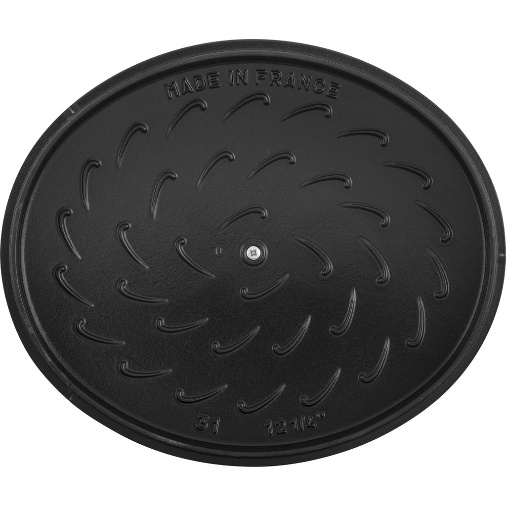Staub Cast Iron 6.25-qt Shallow Oval Dutch Oven - Citron