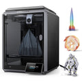 Creality K1 3D Printer Upgrade 600mm/s High-Speed 3D Printer with 4.3" Color Touch Screen, Hands-Free Auto Leveling, Dual Fans Cooler, One Tap Self-Test, Printing Size 220*220*250mm