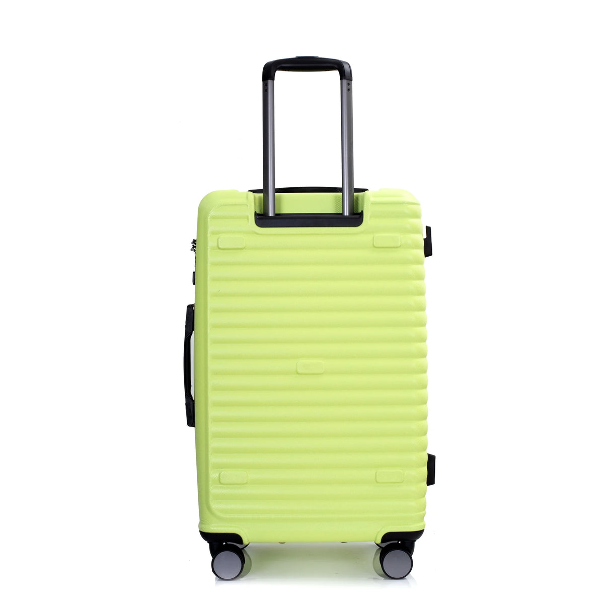 PAPROOS 3-Piece Luggage Set (20''/24''/28''), Hardshell Lightweight Suitcase with USB Port and Side Hooks, Travel Luggage with TSA-Lock, Hardside Rolling Luggage for School, Travel, Pink