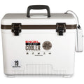 Engel 19qt Live Bait Drybox/Cooler w/ 2 Speed Aerator Pump and Net White (2025)