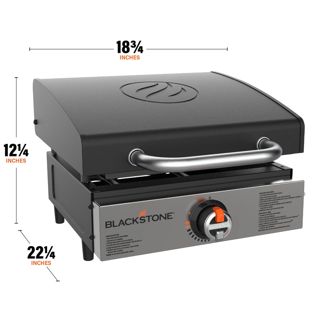 Blackstone 17 Original Tabletop Griddle with Stainless Steel Front Panel