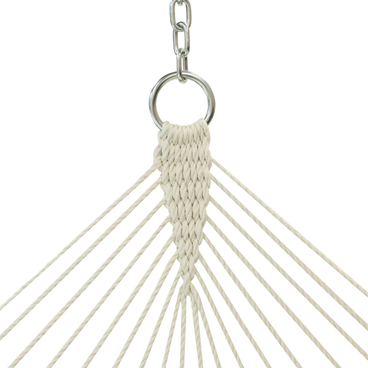 VEIKOUS 2-Person Hammock w/Metal Stand, Detachable Pad & Pillow 450lbs Weight Capacity, White