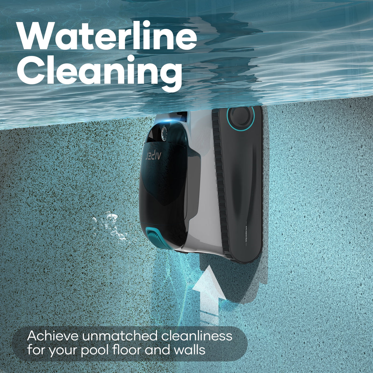 AIPER Scuba N1 Robotic Pool Vacuum Cleaner, Cordless, 2 Extra Brushes, For Inground Pools
