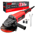 PROMAKER 9 inch Angle grinder, 17.2 AMP 6300 RPM, Heavy Duty Angle Grinder with two (2) extra Carbon brushes . Electric metal grinder tool with Soft Start Technology PRO-ES2009