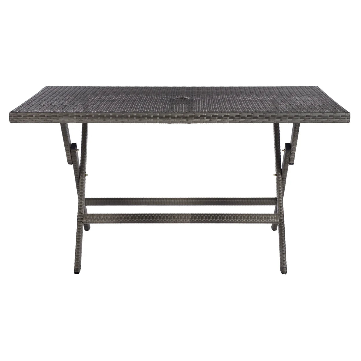 SAFAVIEH Outdoor Collection Akita Folding Table Black