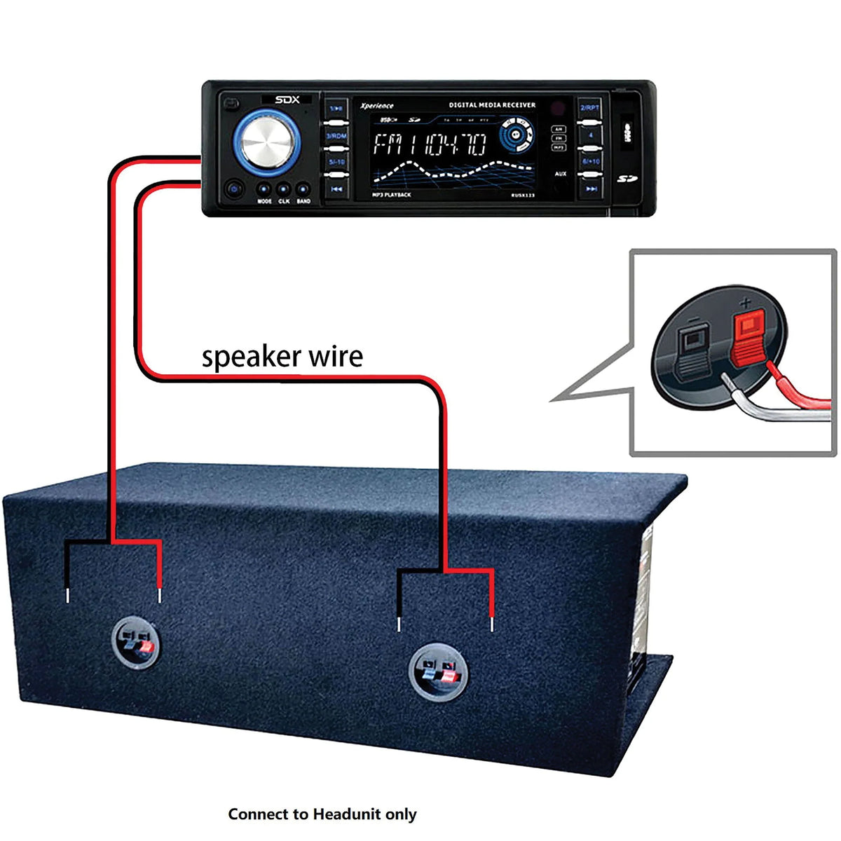 Sondpex BB14065 6.5 in. 400 watt 2-Way Speaker System