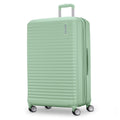 American Tourister Stratum 3.0 Large Hardside Checked Suitcase with Spinner Wheels - Surreal Green