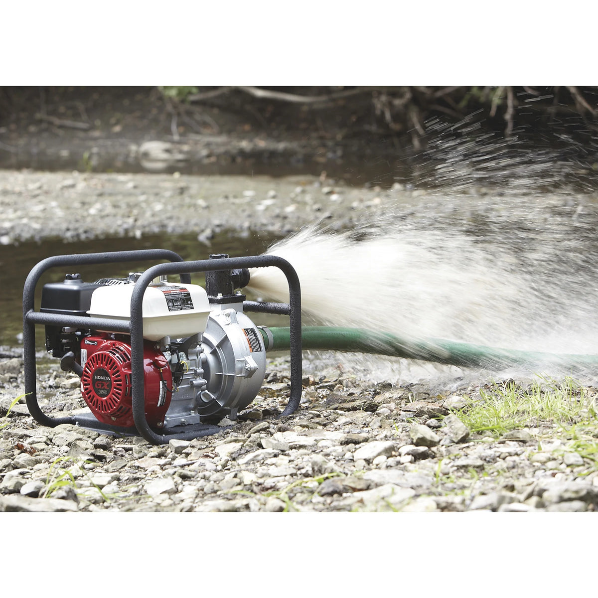 NorthStar High-Pressure Water Pump, 8120 GPH, 94 PSI, 2in. Ports, 163cc Honda GX160 Engine