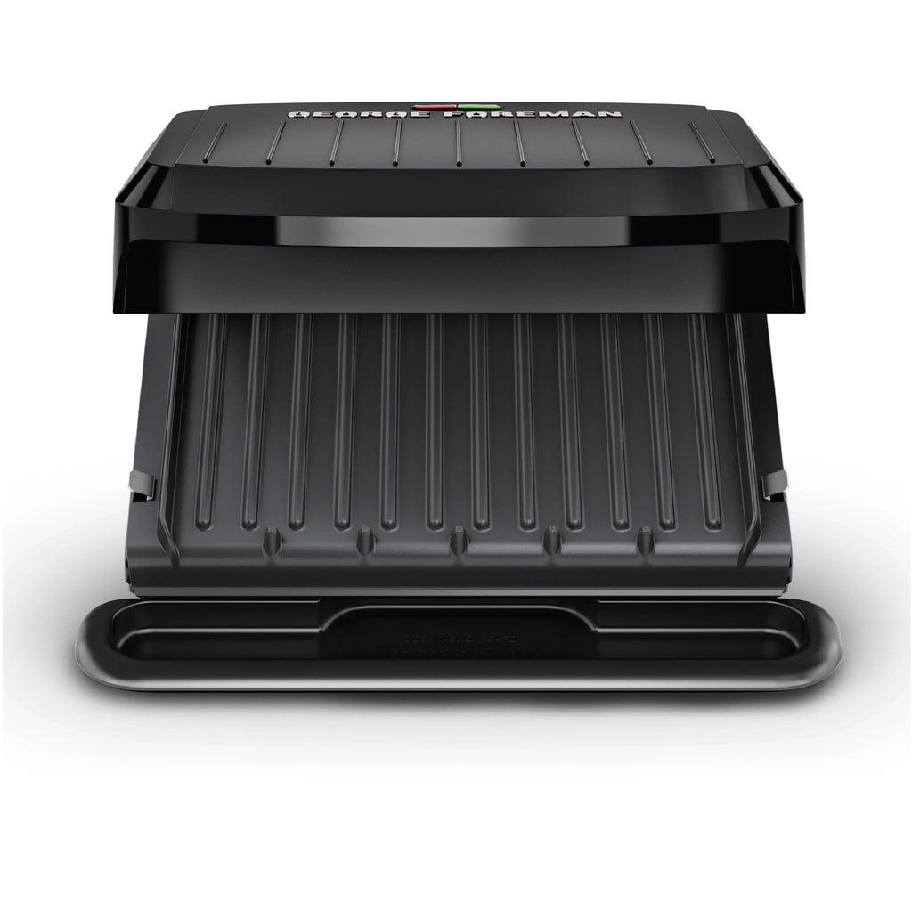 Foreman 4-Serving Removable Plate Grill and Panini, Black, GRP1065B