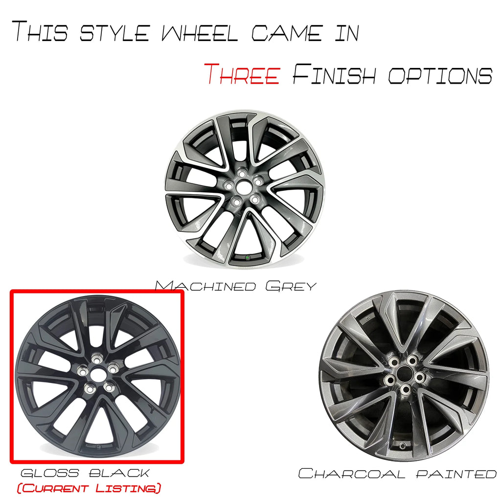 18" Single 18x8 Gloss Black Alloy Wheel For Toyota Corolla 2019-2022 OEM Design Replacement Rim