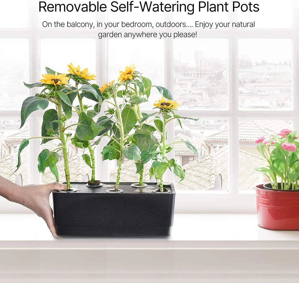 iDOO 20 Pods Hydroponics Growing System, Indoor Herb Garden Planter, Germination Starter Kit