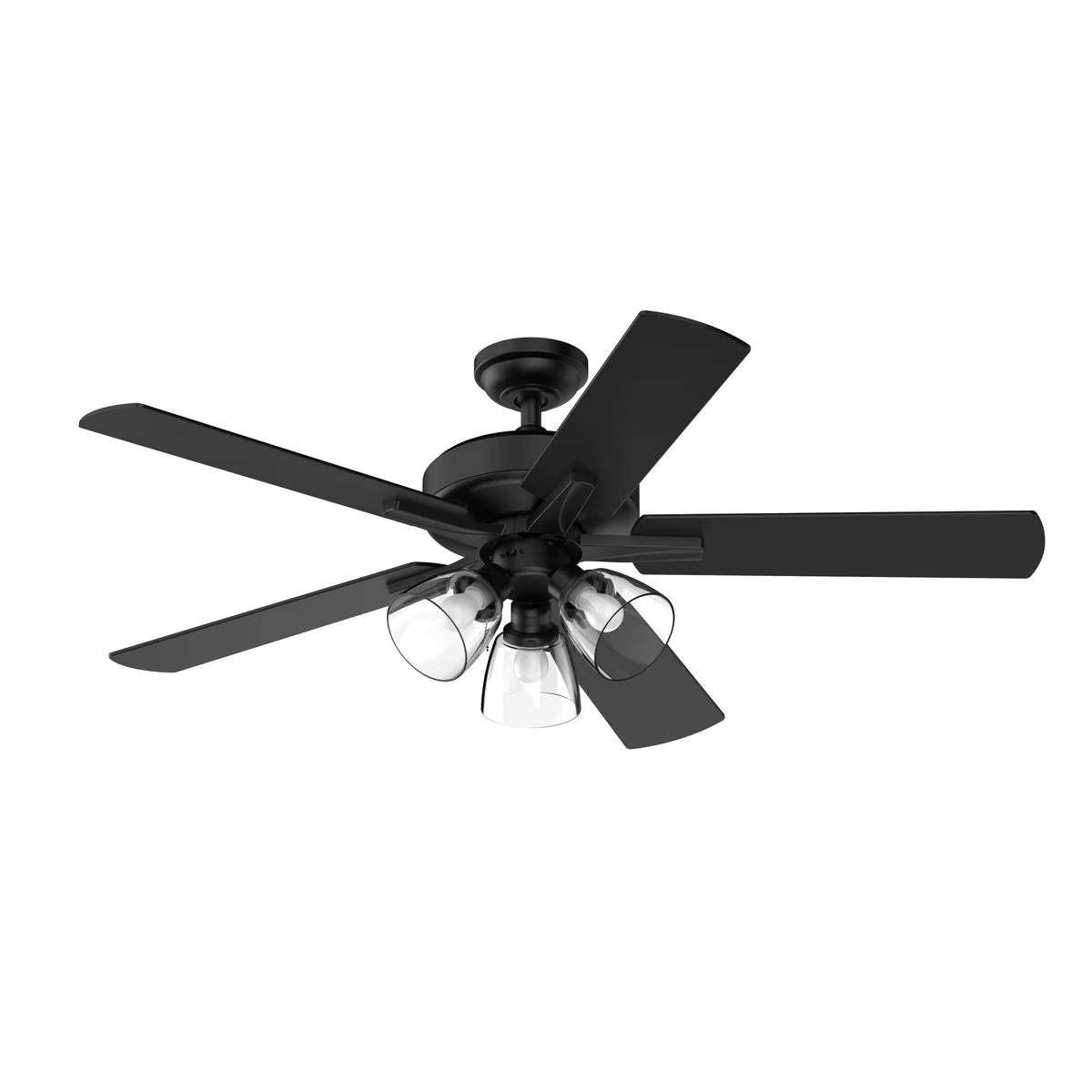 Better Homes & Gardens 52" Bronze Transitional Ceiling Fan, 5 Reversible Blades, 3 LED Bulbs Included