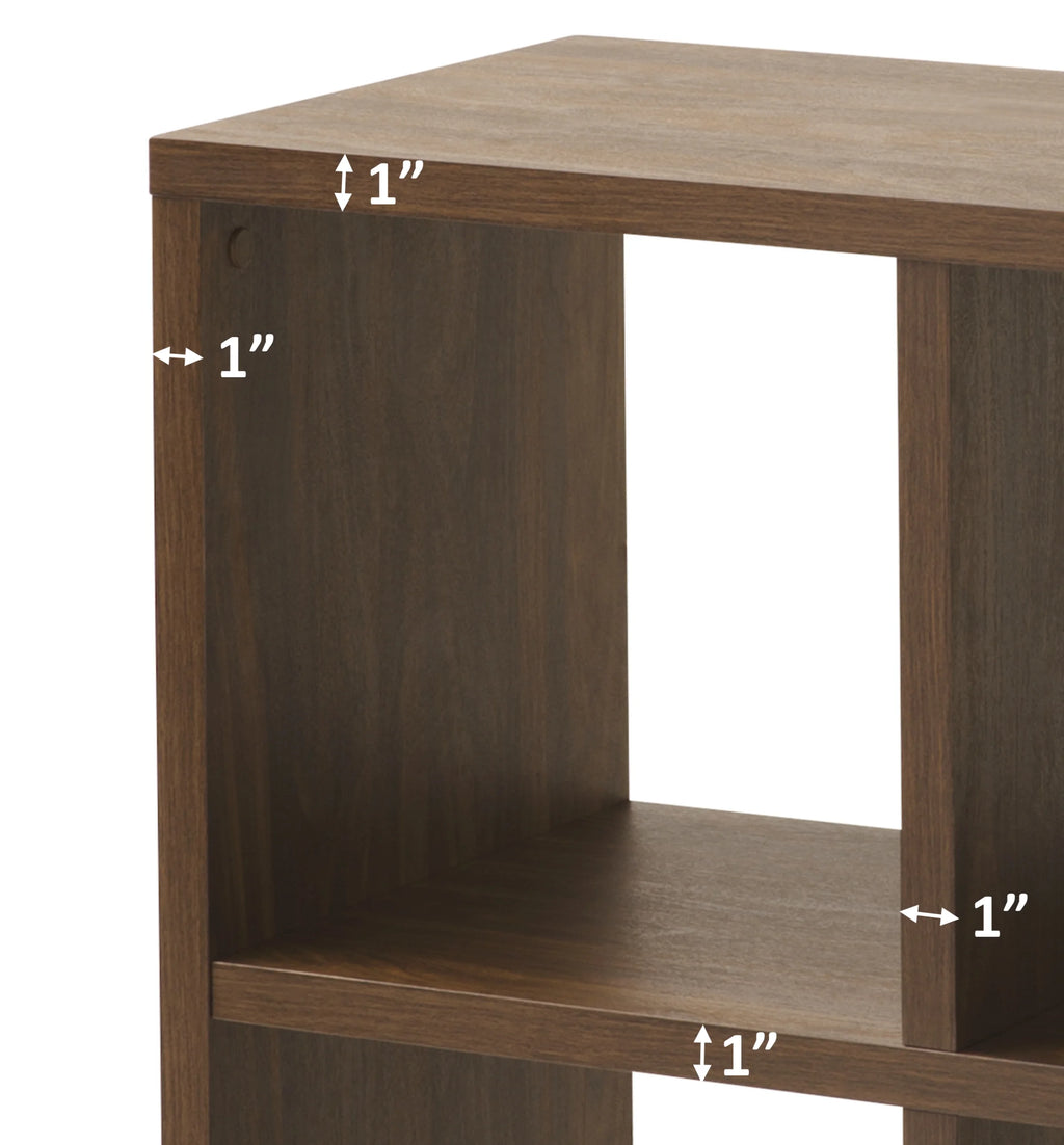 Better Homes & Gardens 8-Cube Organizer with Metal Base, Espresso