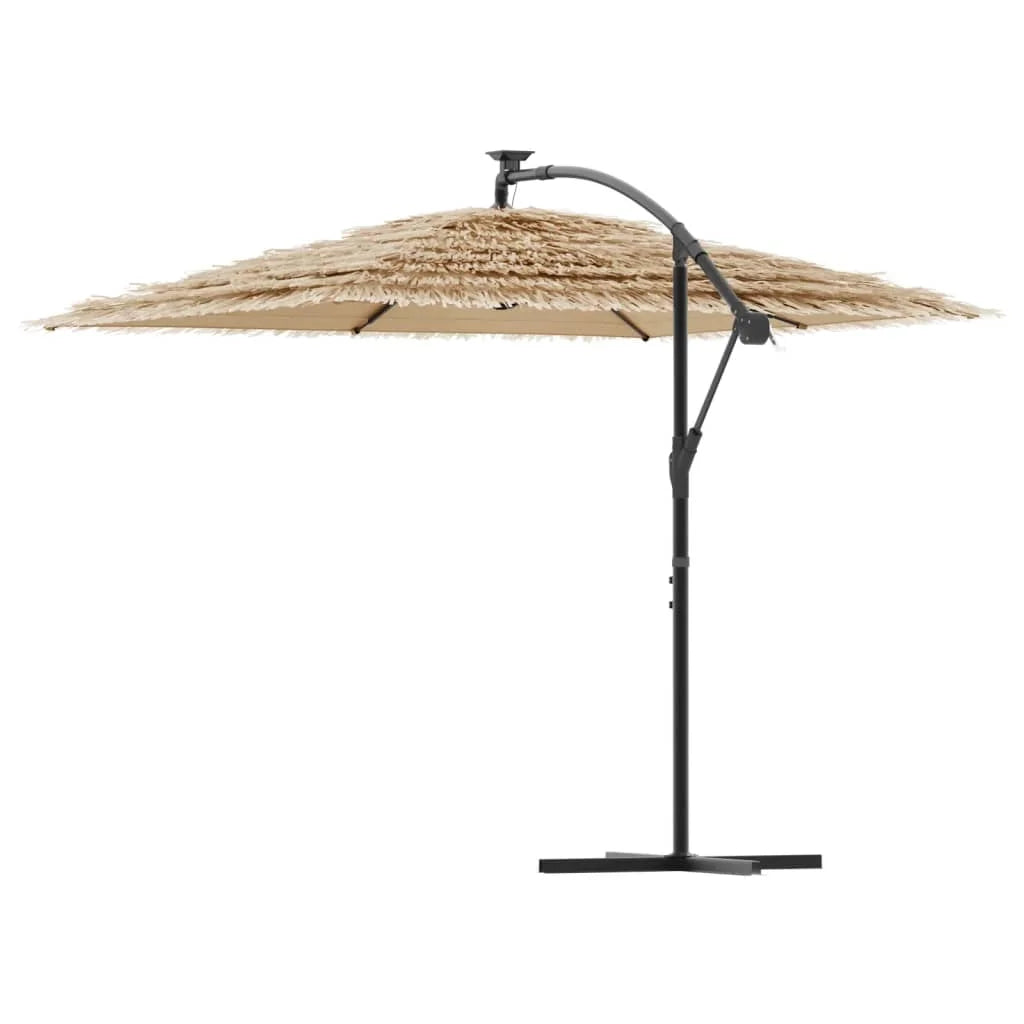 vidaXL Garden Parasol with Steel Pole Umbrella Sunshade Outdoor Patio Beach