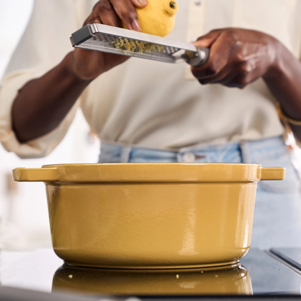 Staub Cast Iron 4-qt Round Cocotte - Matte Black