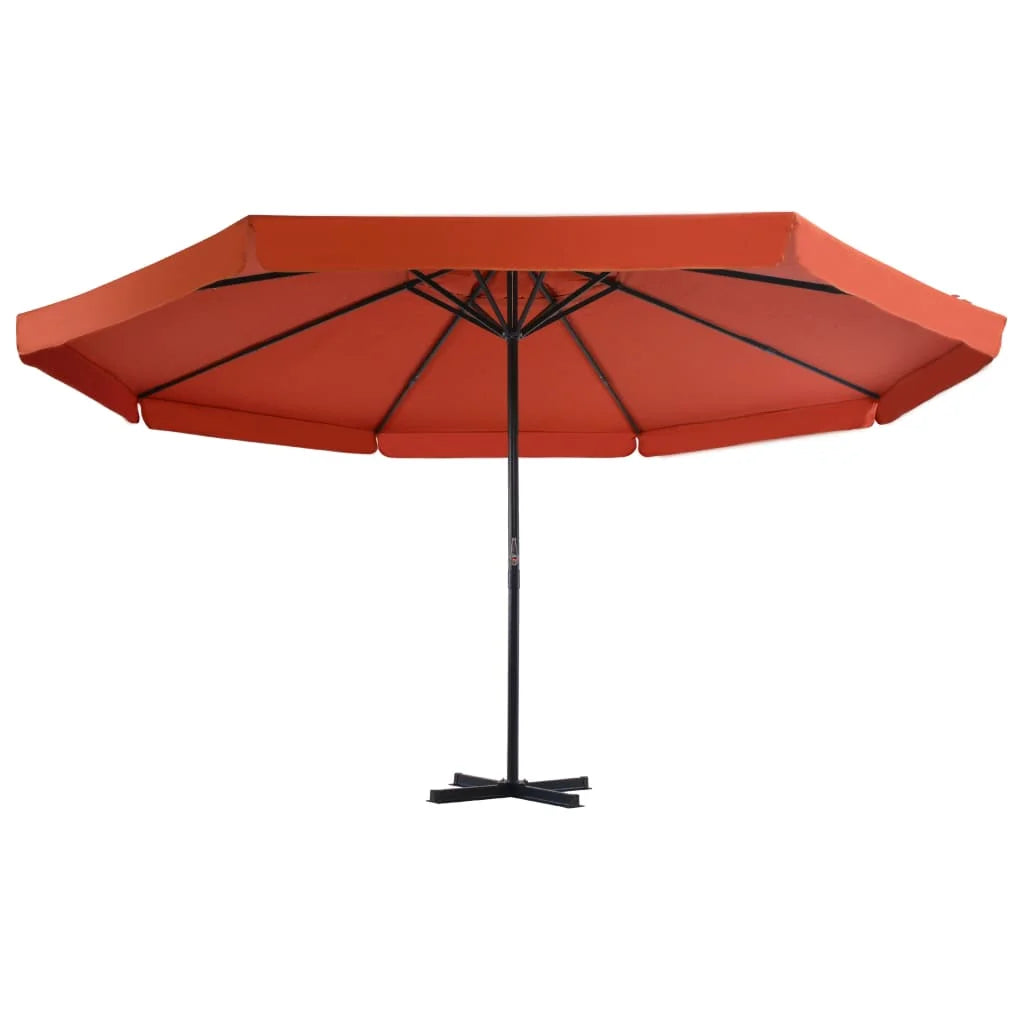 vidaXL Garden Parasol Azure Blue Polyester with PA coating Large