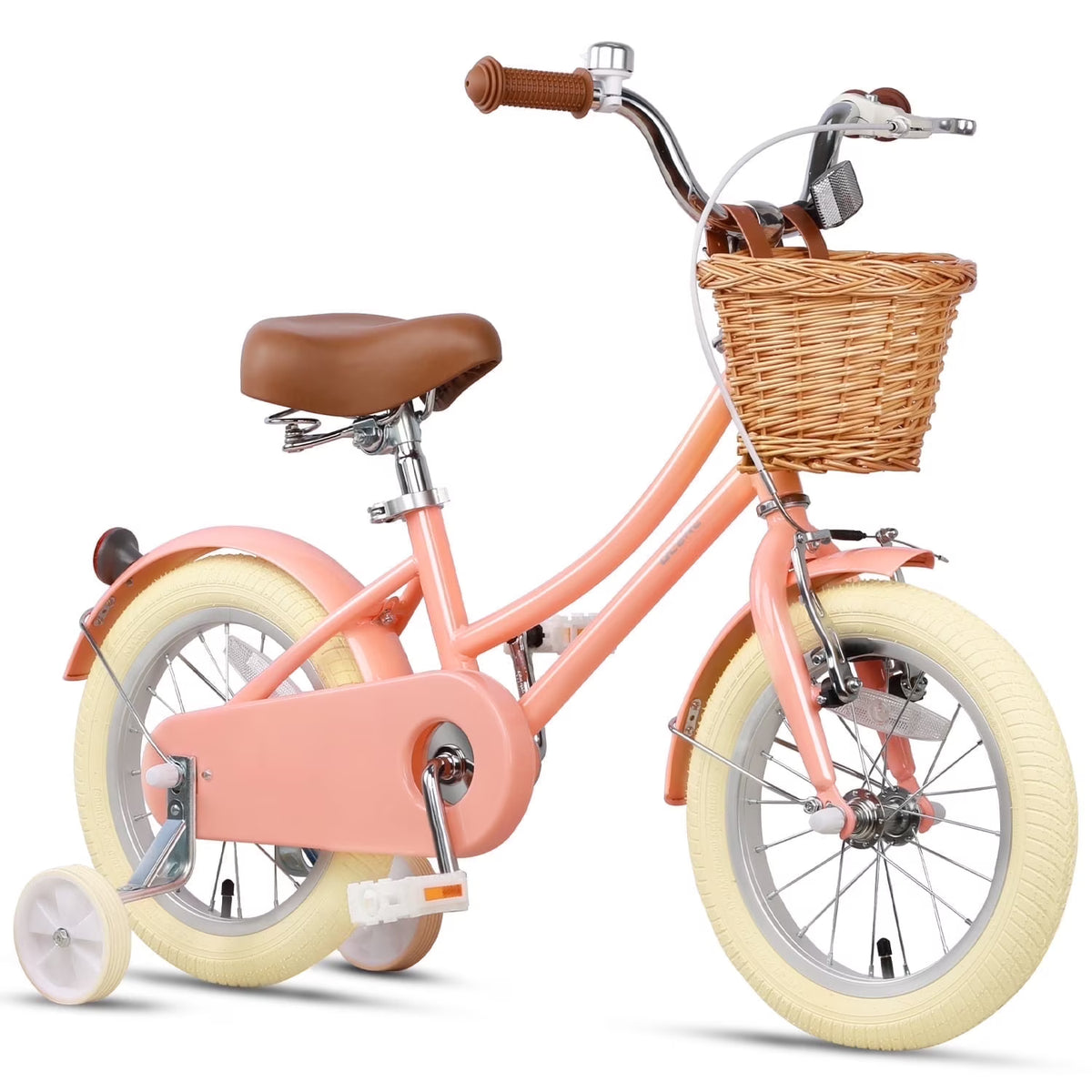 Glerc Little Molly 12 inch Kids Girls Bike for1 2-4 Years Old Child and Toddler,gifts,Pink