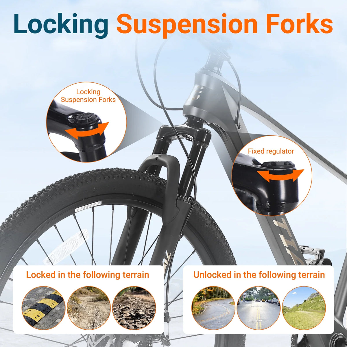 SPATIAL 24/26/27.5/29 inch Mountain Bike,8/21 Speed Lightweight Aluminum Magensium Frame Mountain Bicycle,Fits Men Women Teenagers Adult Disc Brake MTB Bicycle