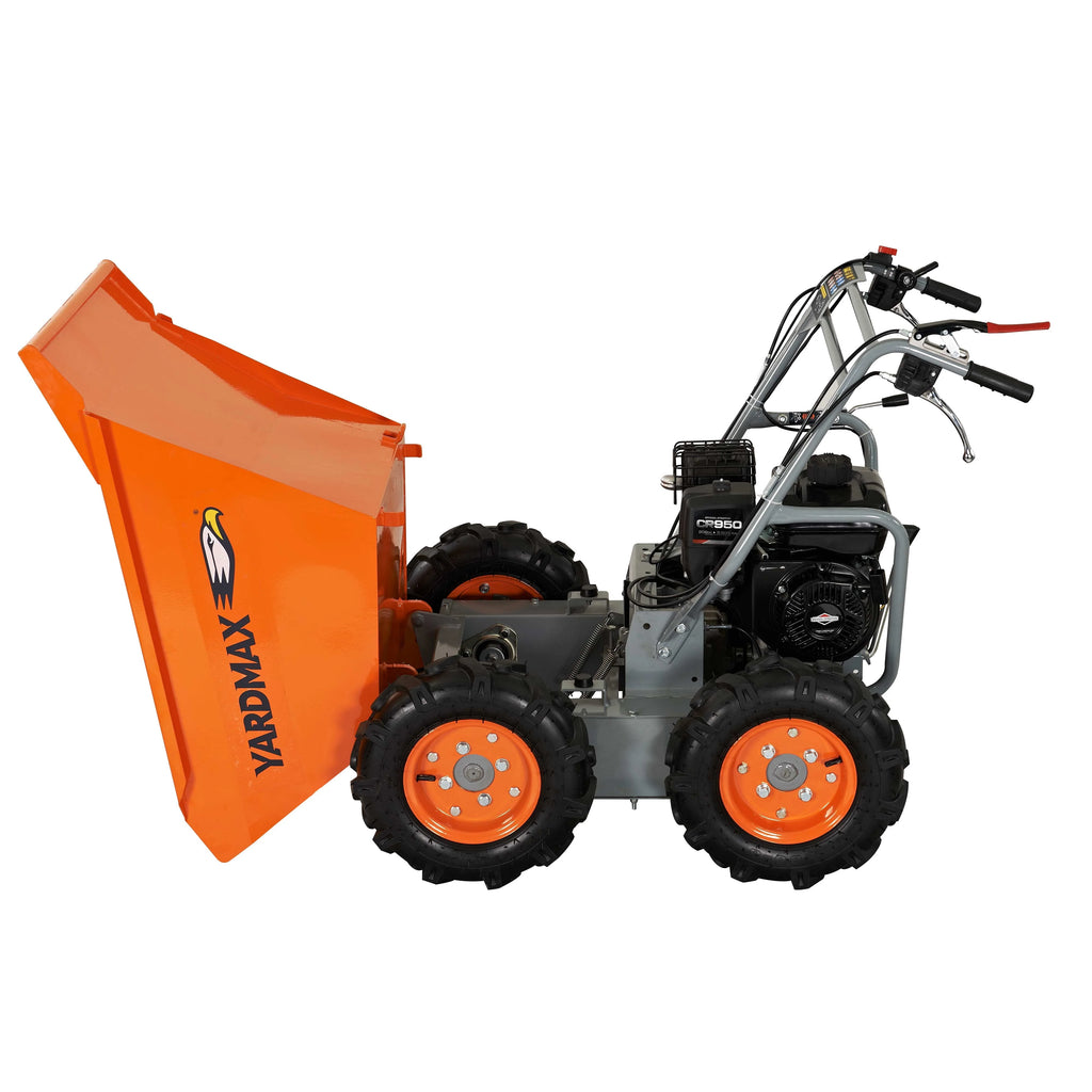 YARDMAX YD4103 Powered Wheelbarrow Briggs and Stratton CR950 65 HP 208cc, 660 lb
