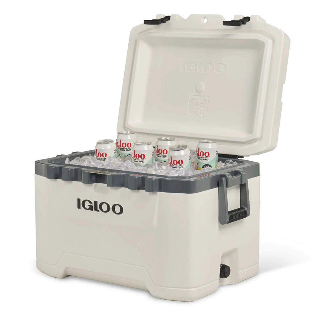 Igloo 50 QT Overland Ice Chest Cooler, White